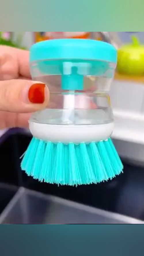 這個(gè)自動(dòng)加液洗鍋刷,洗潔精可以加在手柄里,刷的干凈不傷手 洗鍋刷 刷鍋神器 廚房好物 居家好物
